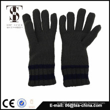 Высокое качество вязать акриловые волокна solf Touch мужчин перчатки
